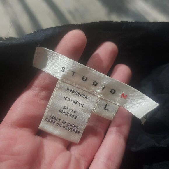 Vintage y2k 90s silk patterned halter whimsigoth dress - Picture 5 of 5